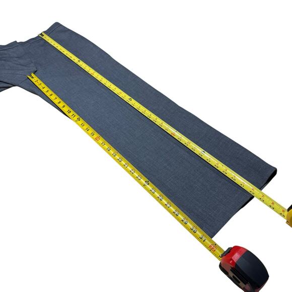 Aritzia Babaton Agency Pant Women's 12 Full Length High Rise Straight Gray NWT - Picture 11 of 12